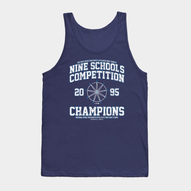 Nine Schools Competition 2095 Champions Tank Top by huckblade